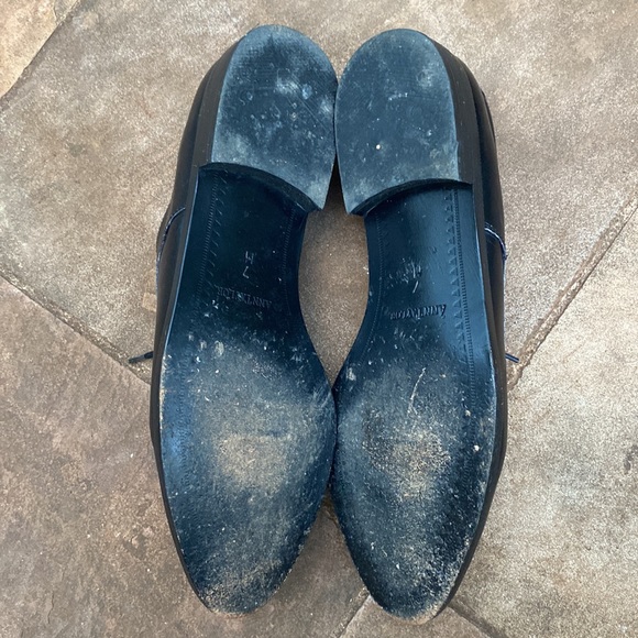 Black Ann Taylor Lace-Up Oxford Shoes - Picture 5 of 6